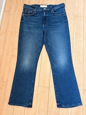 MOTHER The Insider Mid-Rise Bootcut AnkleJeans
